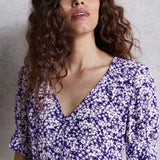M&S X Ghost Ditsy Button Detail Dress