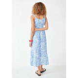 Hush Evelina Shirred Dress In Sea Life