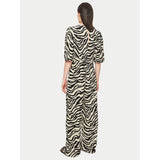 Jigsaw Zebra V Neck Jumpsuit – jumpsuits & playsuits by Jigsaw, available to rent from Hirestreet