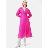 Jigsaw Silk Linen Gauze Maxi Dress