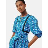 Jigsaw Shadow Leaf Linen Dress – dresses by Jigsaw, available to rent from Hirestreet
