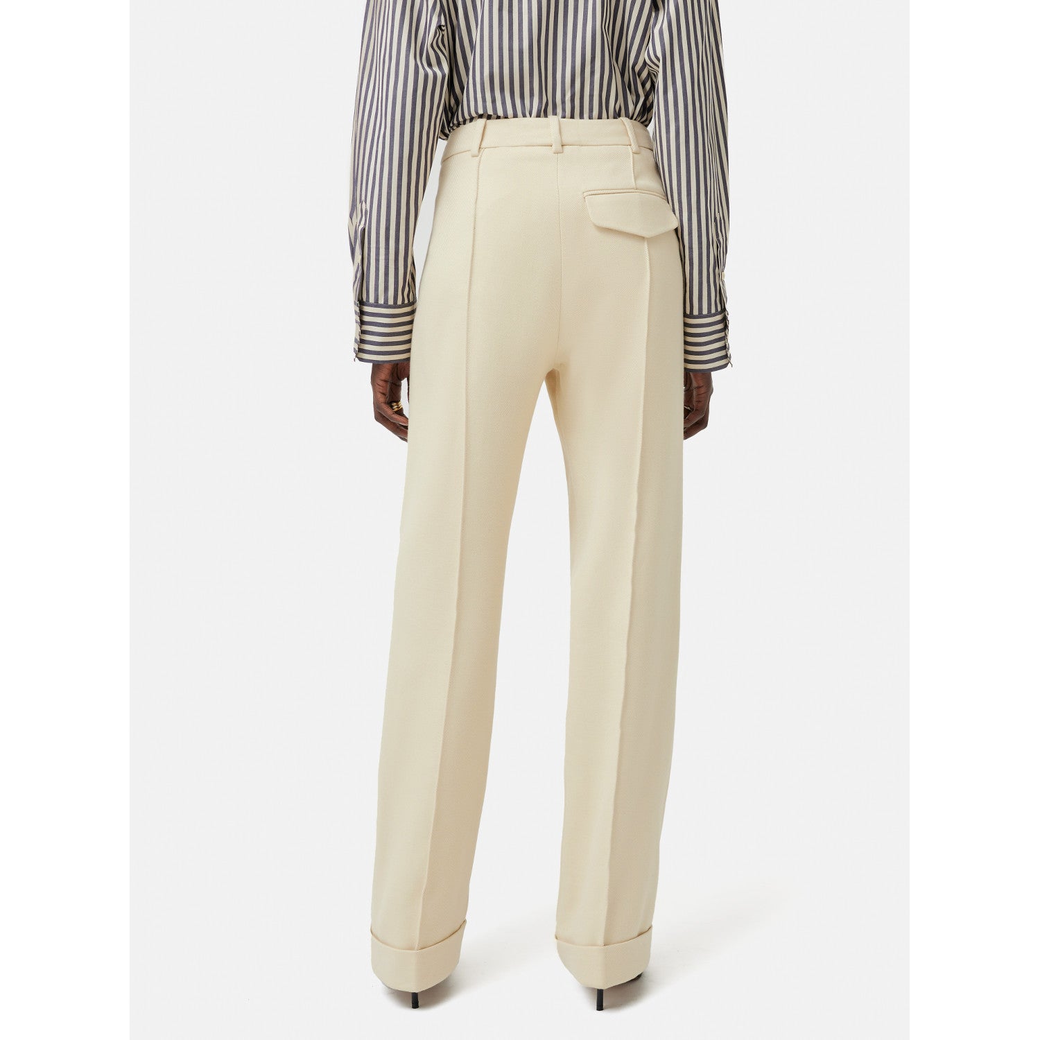 Jigsaw Harley Turn Up Trouser – trousers by Jigsaw, available to rent from Hirestreet