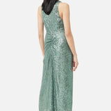 Jigsaw Sequin High Neck Dress