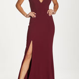 Dress the Population Sandra Burgundy Dress
