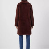 French Connection Buona Faux Fur Long Sleeve Coat product image