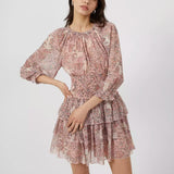 French Connection Demetra Tiered Gathered Skirt Dress