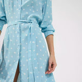 French Connection Augustine Delphine Shirt Dress Forget Me Not