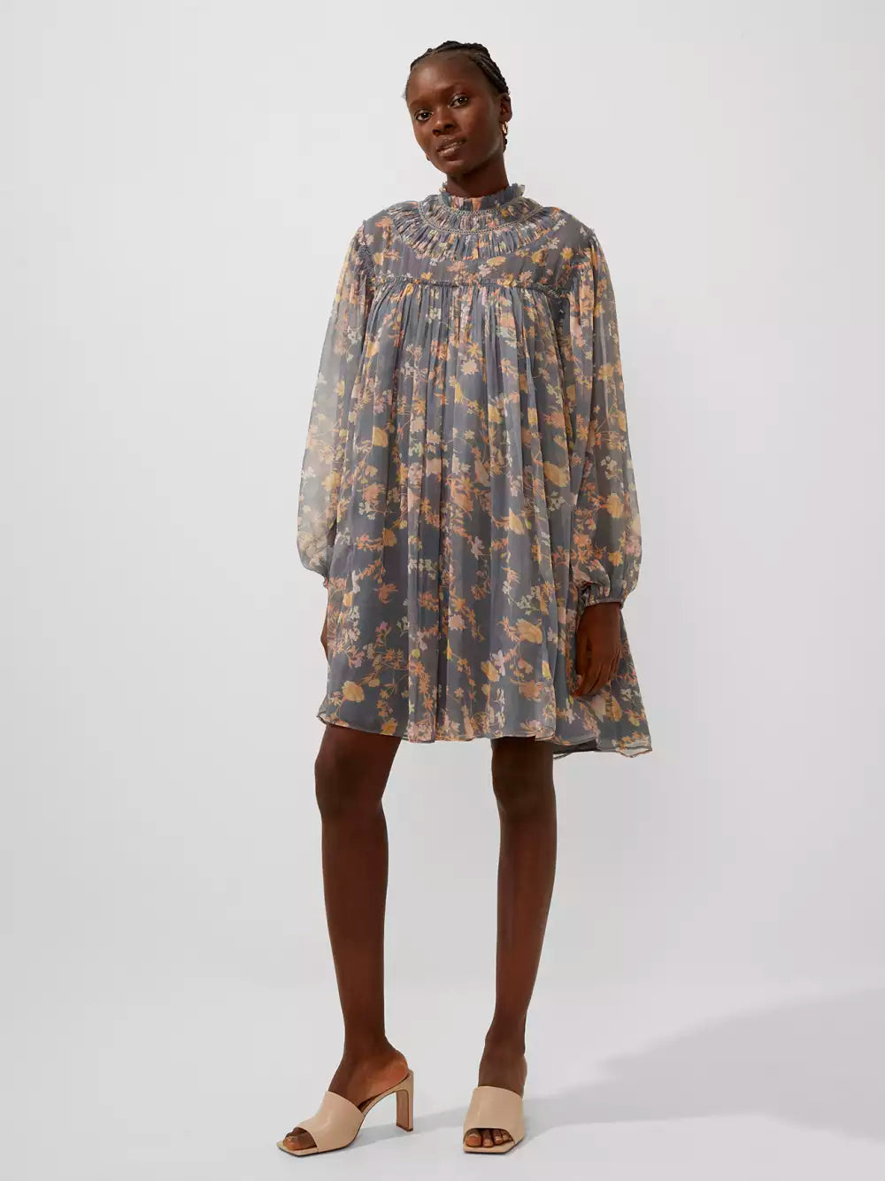 French Connection Diana Recycled Crinkle Dress