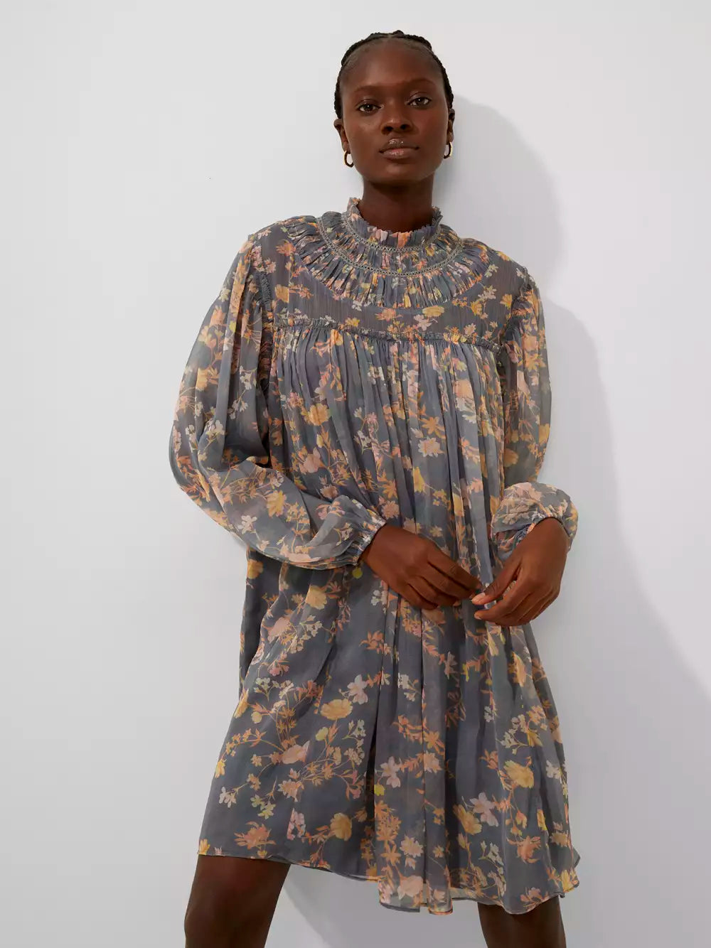 French Connection Diana Recycled Crinkle Dress