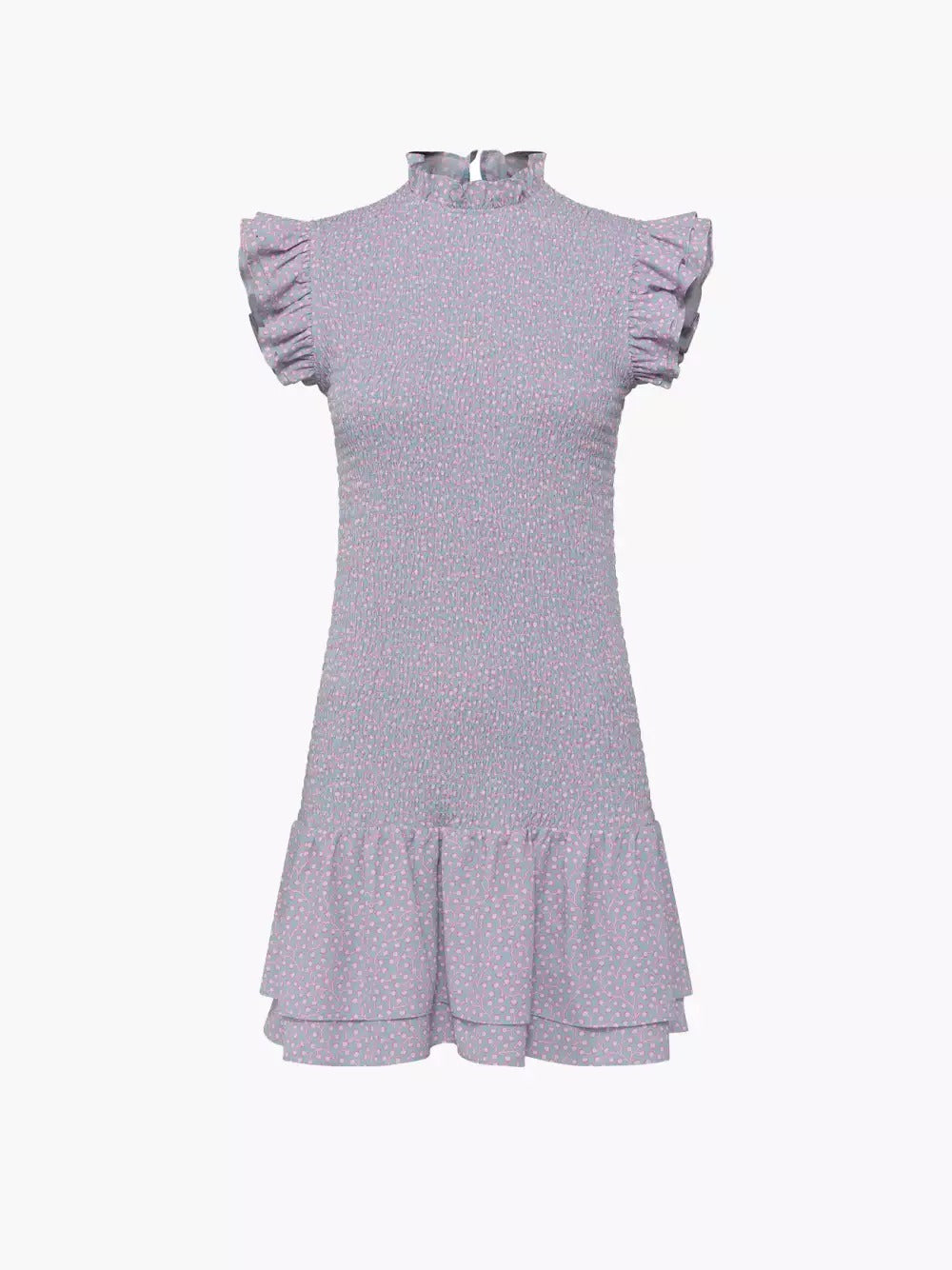 French Connection Elao Verona Crepe Smock Dress Forget Me Not product image
