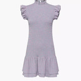 French Connection Elao Verona Crepe Smock Dress Forget Me Not