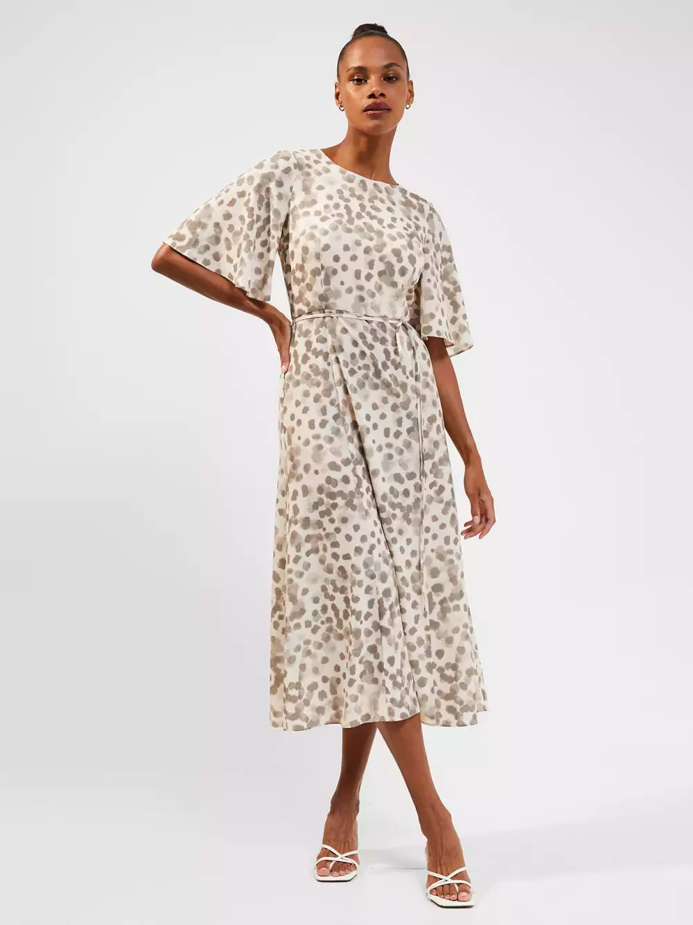 French Connection Eva Verona Crepe Midi Dress product image