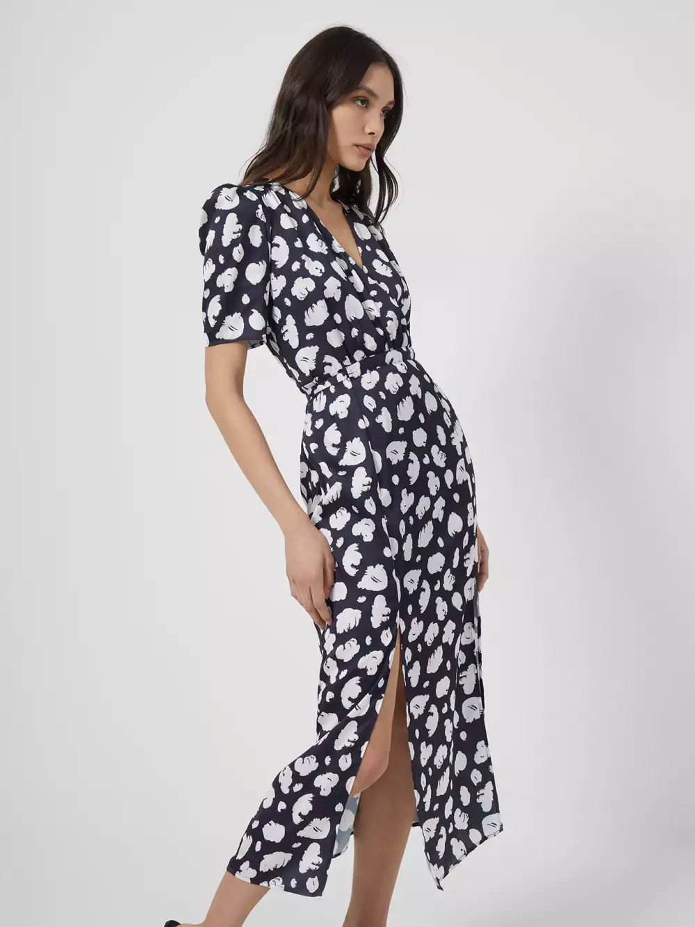 French Connection Aimee Enid Front Split Midi Dress product image