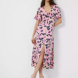 French Connection Cassia Elitan Long Tea Dress