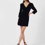 French Connection Ilavia Velvet Short Dress