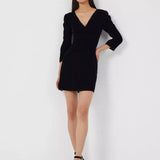 French Connection Ilavia Velvet Short Dress
