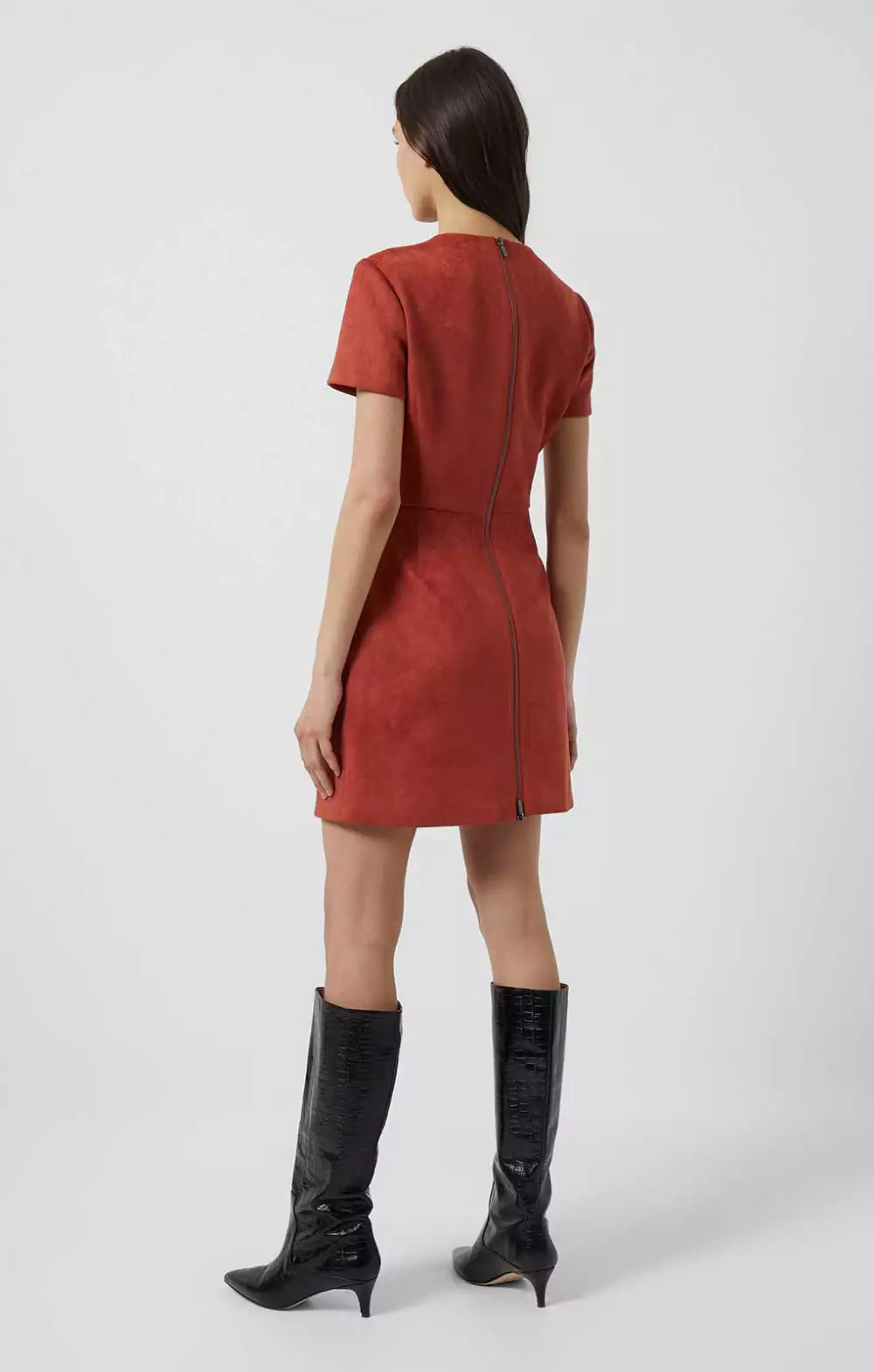 Rent French Connection Patty Drape Mini Dress Hirestreet