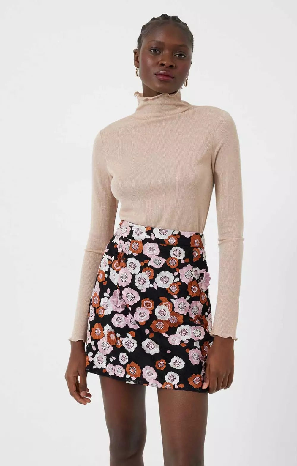 French Connection Astrida Aliyha Lace Mini Skirt product image