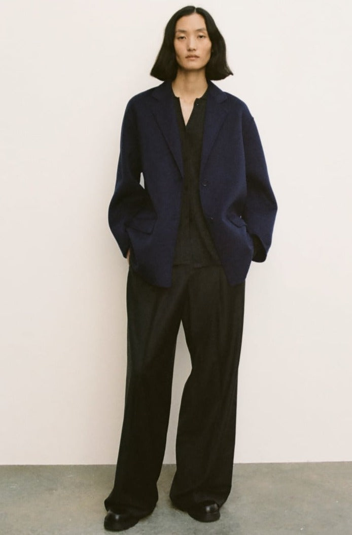 Zara Wool Blend Relaxed Blazer