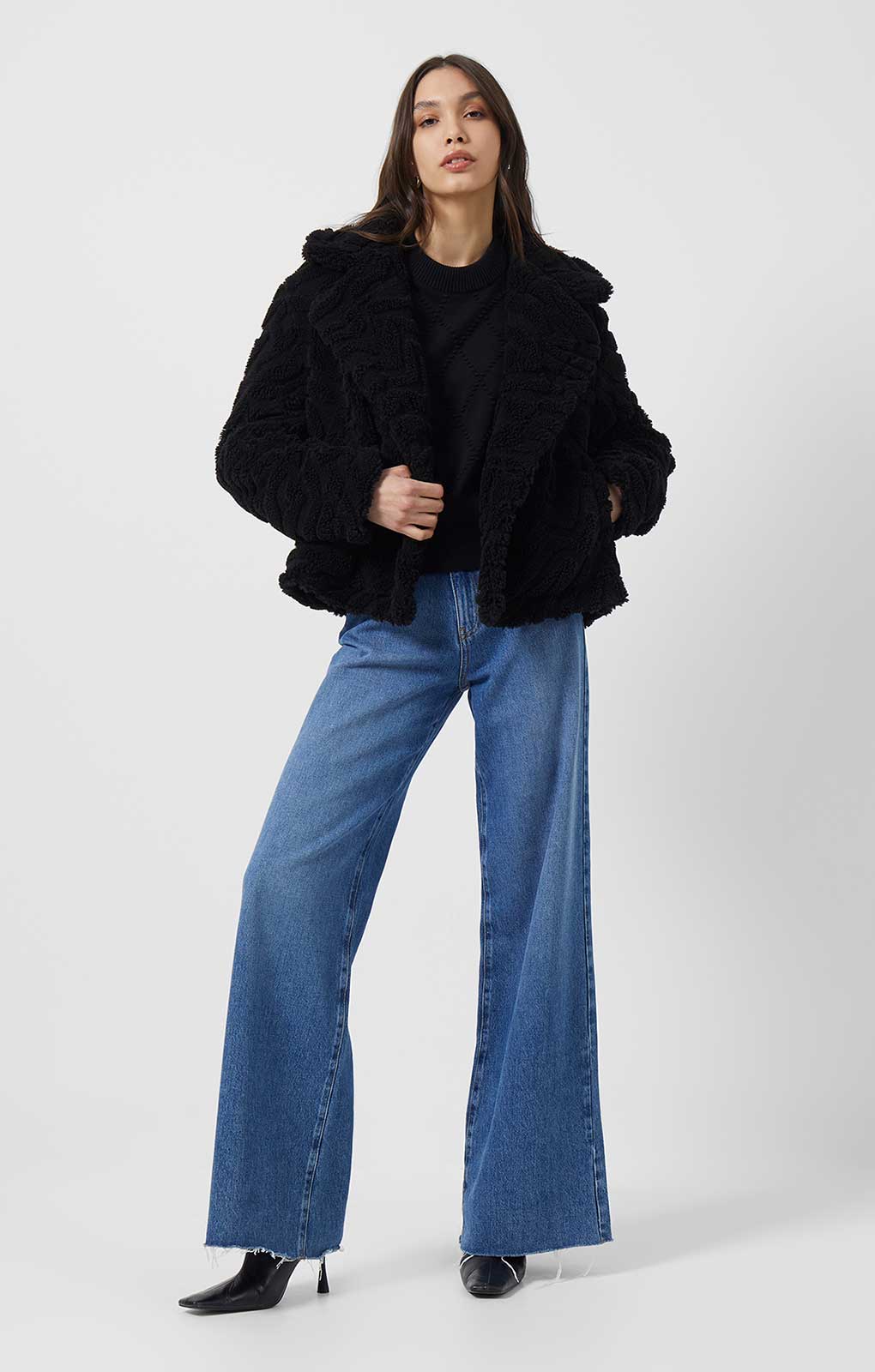 French Connection Bobby Borg Cropped Jacket