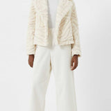 French Connection Bobby Borg Cropped Jacket in Cream product image