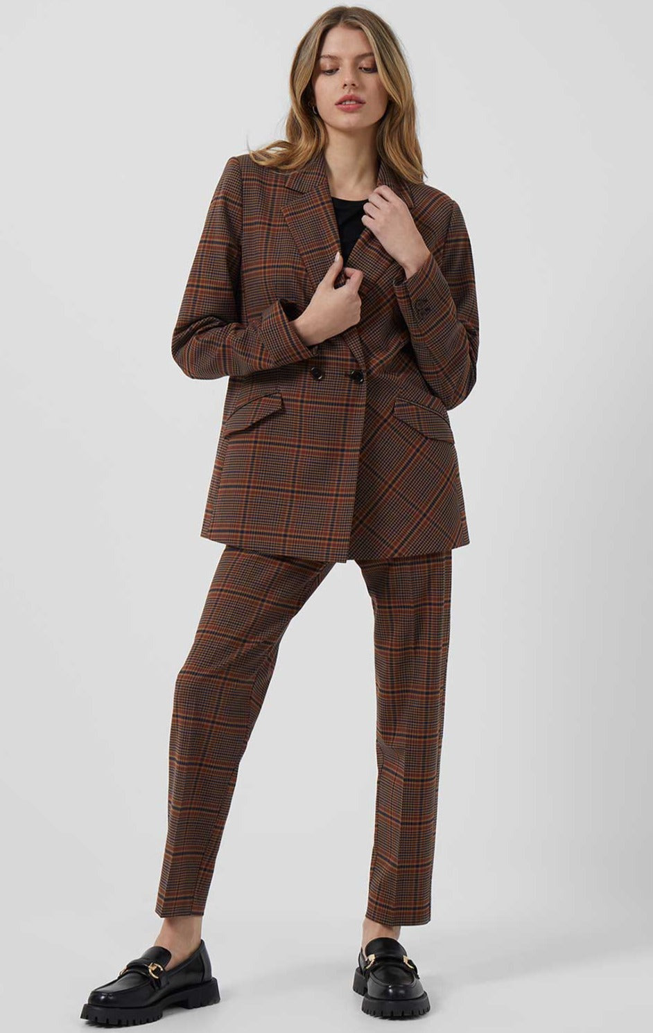 French Connection Bettina Check Suit Jacket
