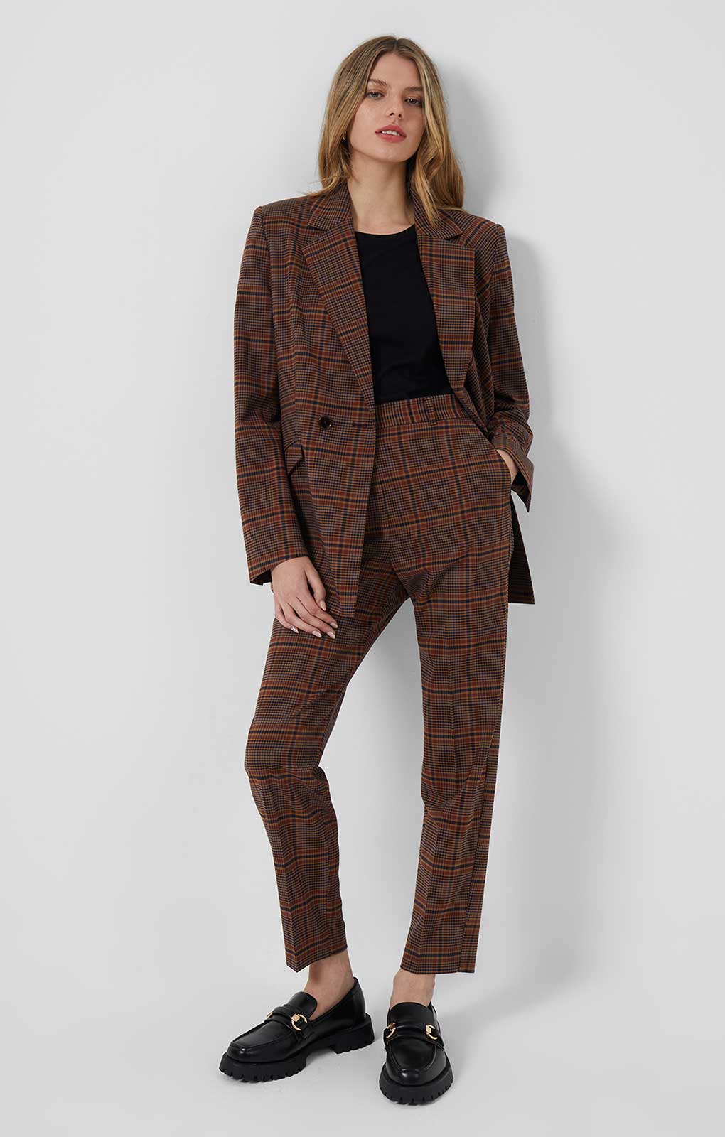 French Connection Bettina Check Suit Jacket