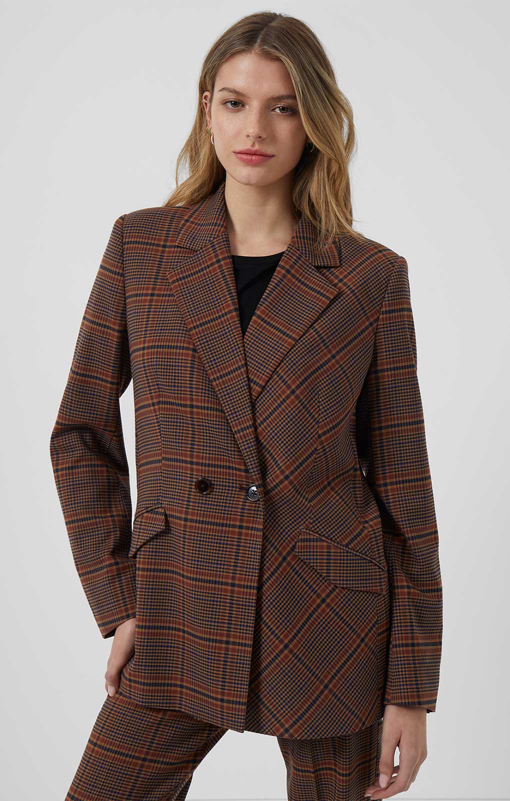 French Connection Bettina Check Suit Jacket