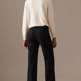 M&S Black Luxury High Waisted Wide Leg Jeans product image