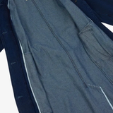 Barbour Denim Somerland Trench Jacket In Dark Wash