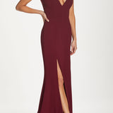 Dress the Population Sandra Burgundy Dress