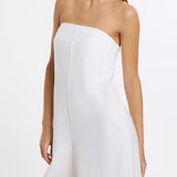 River Island White Bandeau Jumpsuit product image