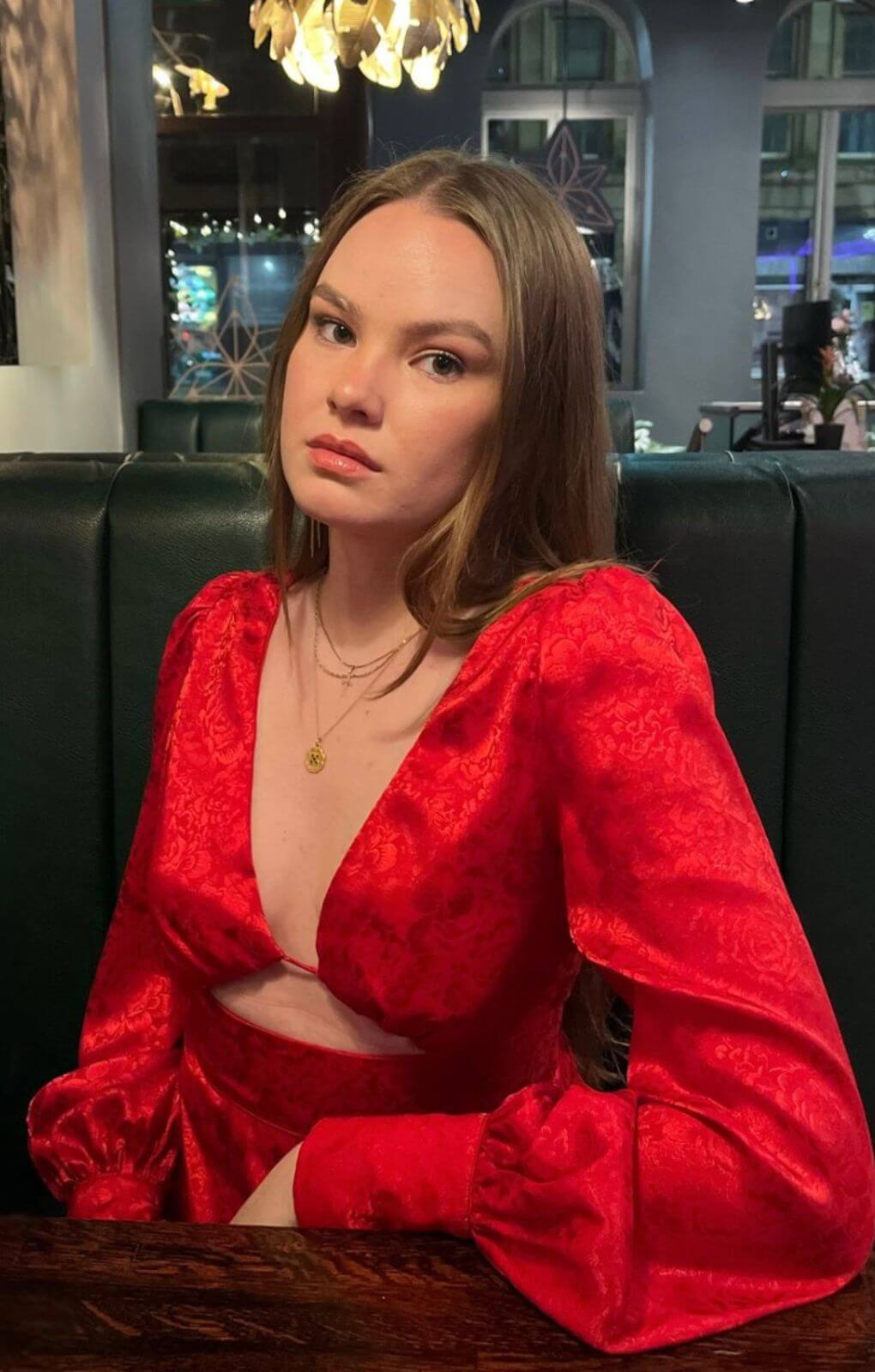 Seven Wonders Red Rosalia Mini Dress