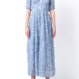 True Decadence Amelia Blue Bustier Midi Dress