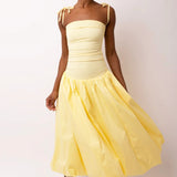 Amy Lynn Alexa Yellow Puffball Dress