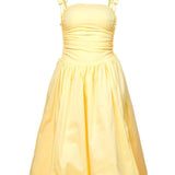 Amy Lynn Alexa Yellow Puffball Dress