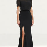 Dress The Population Black Amanda Maxi Dress