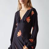 Glamorous Floral V-Neck Maxi Dress