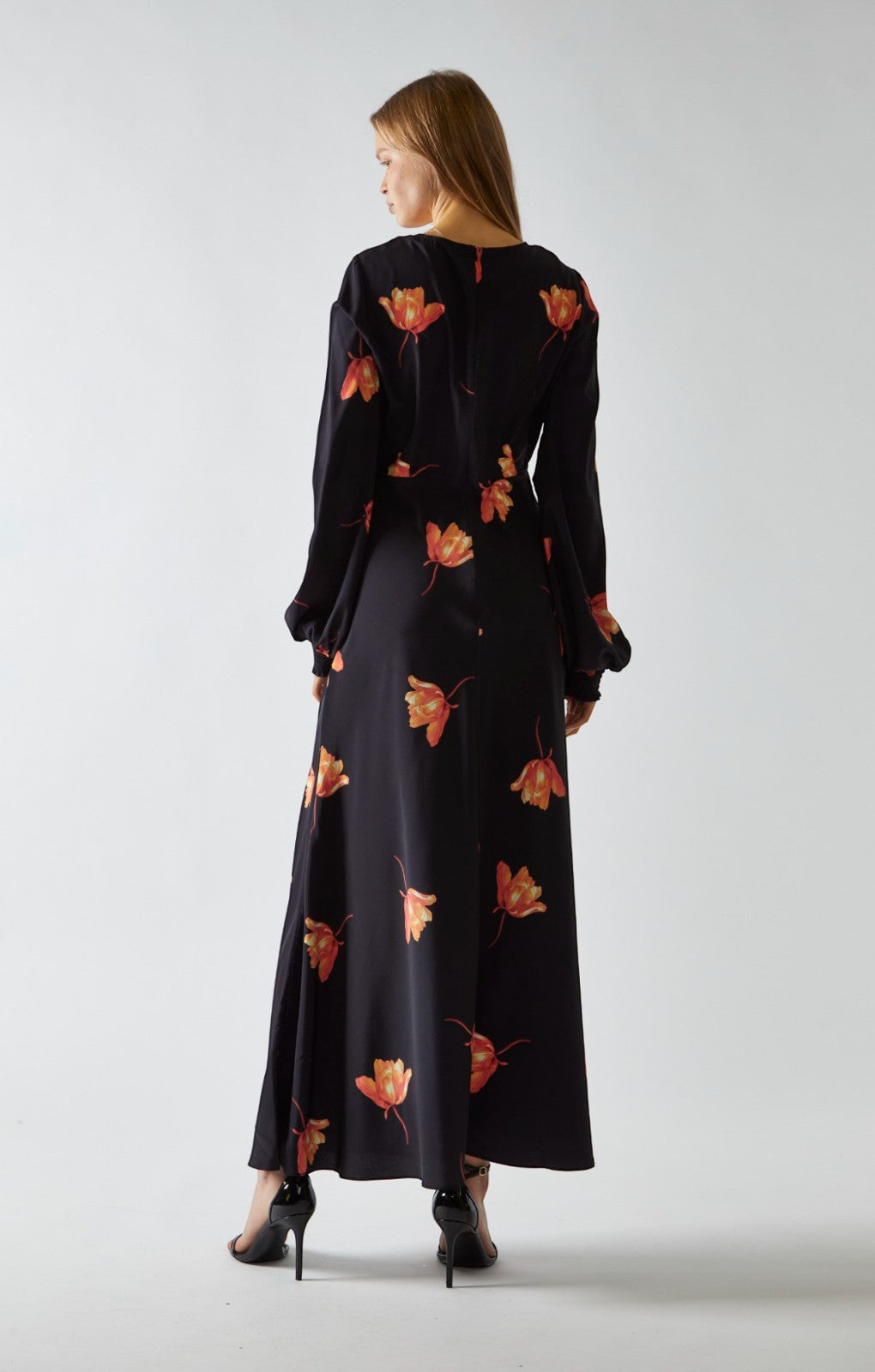 Glamorous Floral V-Neck Maxi Dress