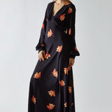 Glamorous Floral V-Neck Maxi Dress