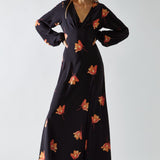 Glamorous Floral V-Neck Maxi Dress