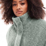 ASOS DESIGN Funnel Neck Boucle Bomber Jacket