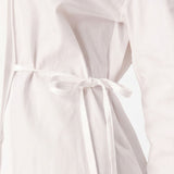 ASOS DESIGN Poplin Tie Side Oversized Shirt in White