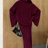 Charli London Amelie Sweater - Dark cherry