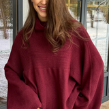 Charli London Amelie Sweater - Dark cherry