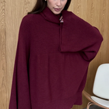 Charli London Amelie Sweater - Dark cherry