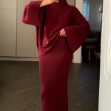 Charli London Amelie Sweater - Dark cherry