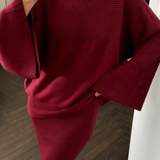 Charli London Amelie Sweater - Dark cherry