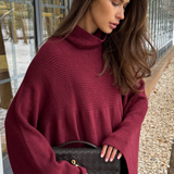 Charli London Amelie Sweater - Dark cherry