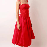 Amy Lynn Alexa Cherry Puffball Dress